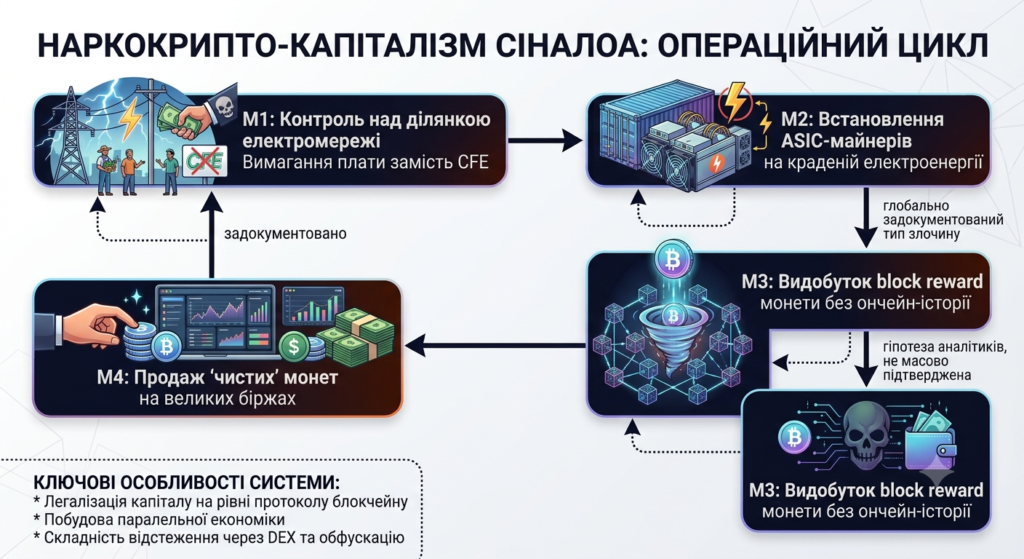 криптокапіталізм картелю Сіналоа
